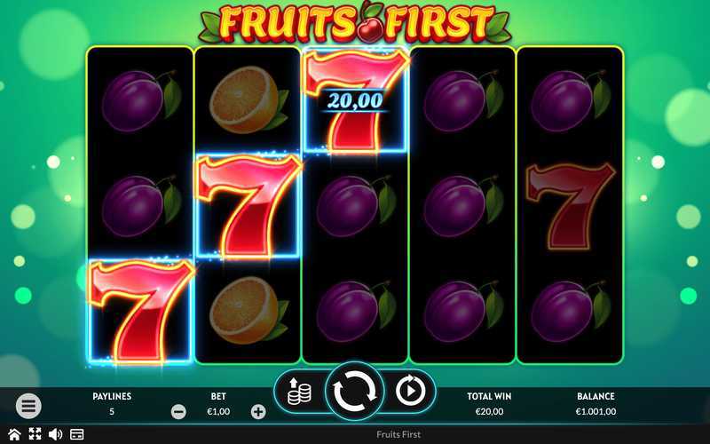 Play Fruits First by Apparat Gaming