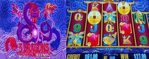 Play 5 Dragons Rising Jackpots by Aristocrat