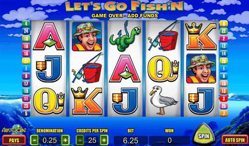 Play Let's Go Fish'n by Aristocrat