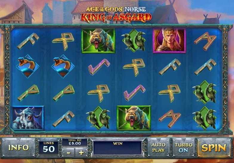 Slot Age of the Gods Norse King of Asgard