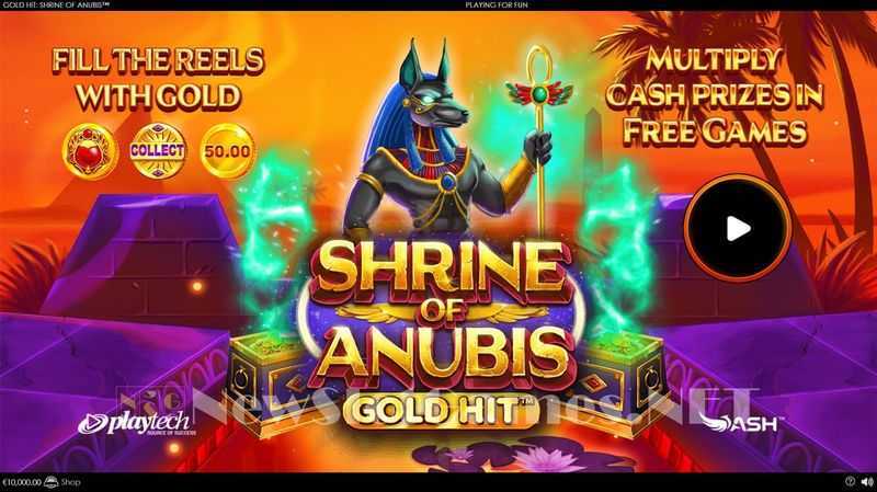 Play Gold Hit: Shrine Of Anubis by Ash Gaming