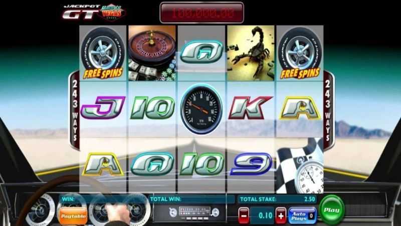 Play Jackpot GT Race to Vegas by Ash Gaming