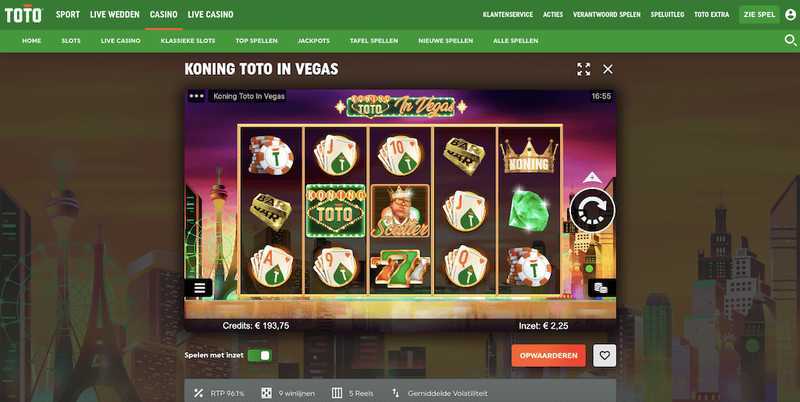 Koning Toto in Vegas Koning Toto in Vegas