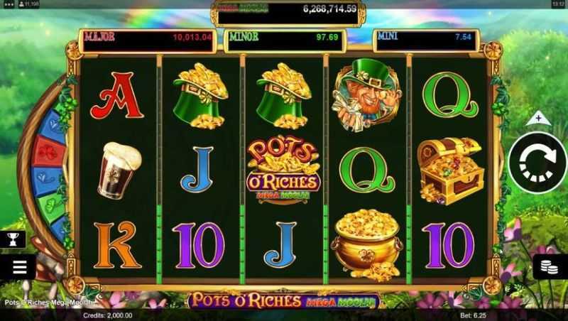 Play Pots O’Riches Mega Moolah by Aurum Signature Studios