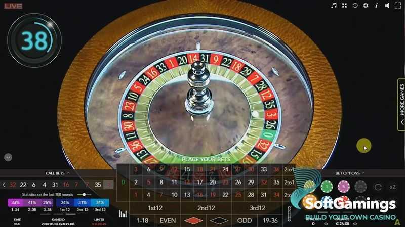 Play Auto Roulette Live 60 Seconds by Authentic Gaming