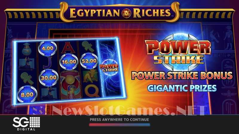 Play Power Strike Egyptian Riches by Bally