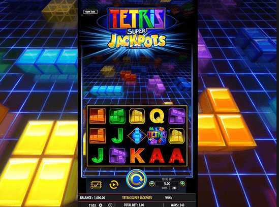 Play Tetris Super Jackpots by Bally