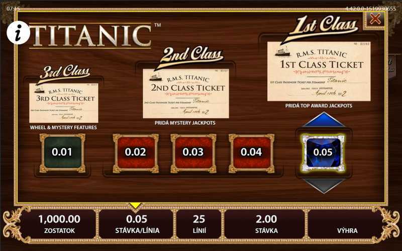 Play TITANIC by Bally