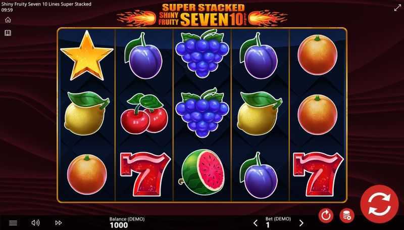 Play Shiny Fruits Seven 10 Lines Super Stacked by Barbara Bang