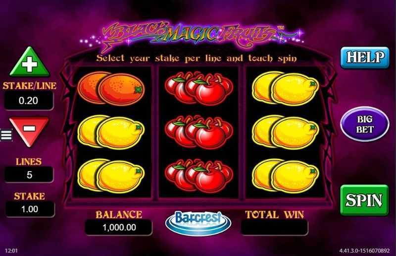 Play Black Magic Fruits by Barcrest