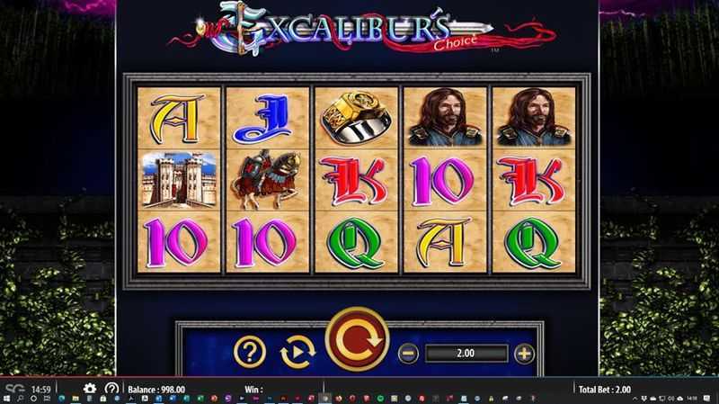 Play Excalibur's Choice by Barcrest