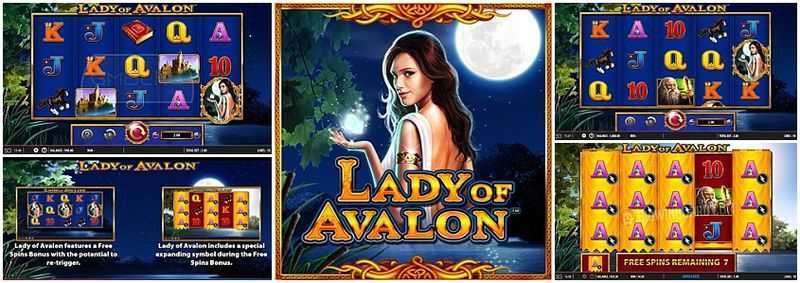 Play Lady of Avalon by Barcrest