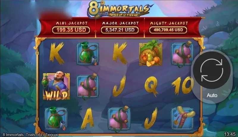 Play 8 Immortals: Instant Win by Bet365 Software