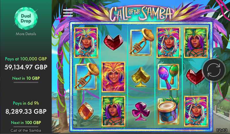 Play Call of the Samba by Bet365 Software