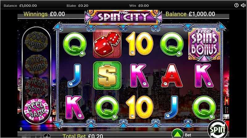 Play Free Spin City by Betdigital