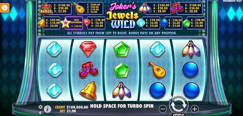 Play Wild Jewels by Betdigital