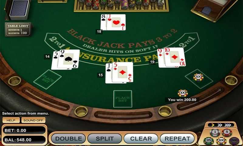 Play American Blackjack by Betsoft