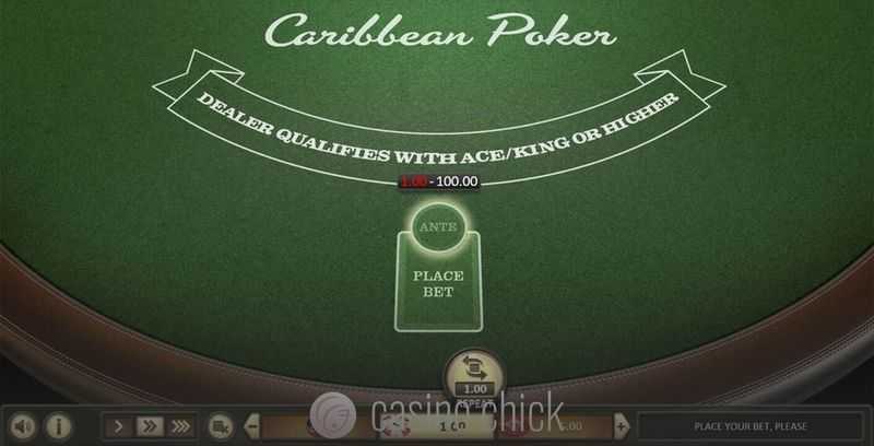 Play Caribbean Poker by Betsoft