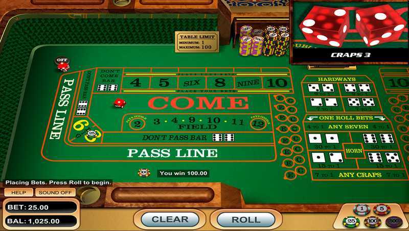 Play Craps by Betsoft