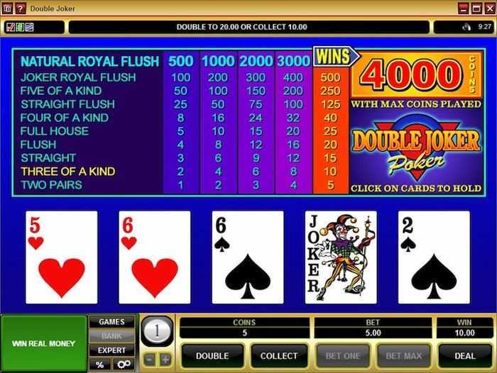 Play Double Jackpot Poker MH by Betsoft