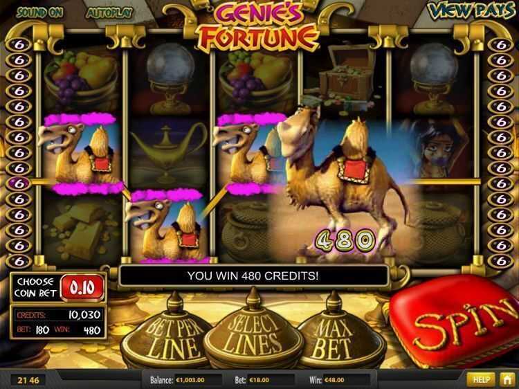 Play Genie's Fortune by Betsoft