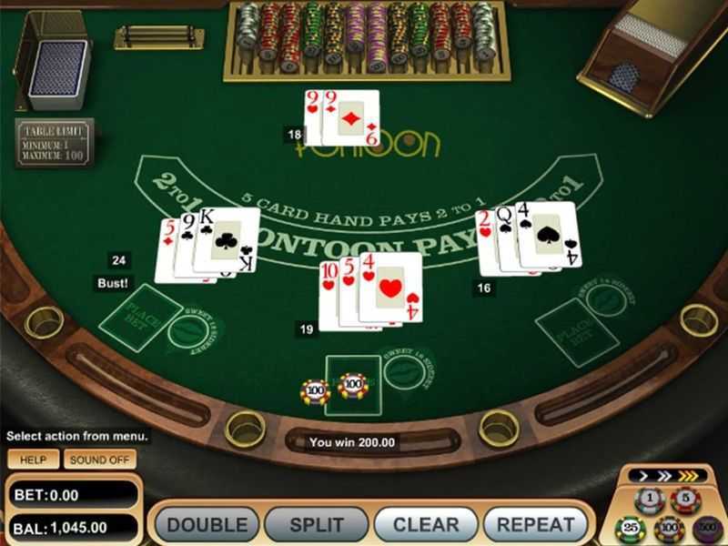 Play Pontoon Blackjack by Betsoft