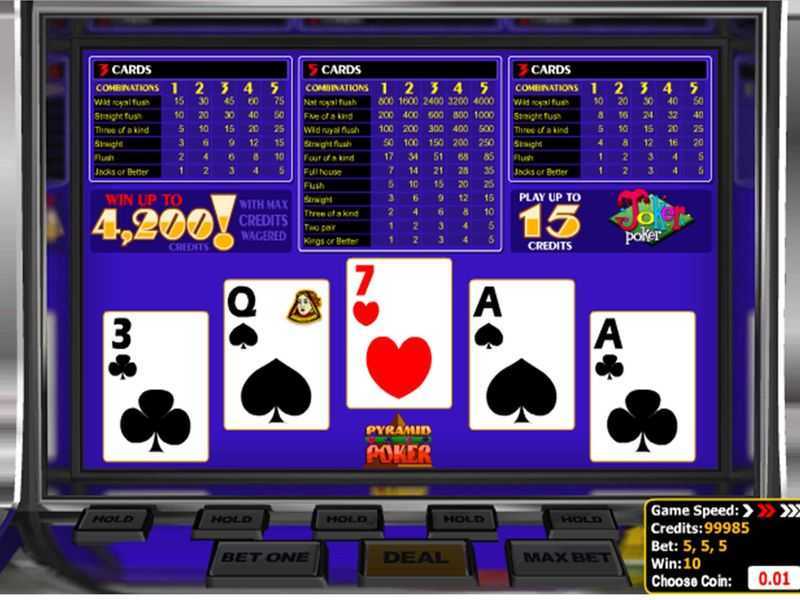 Play Pyramid Joker Poker by Betsoft