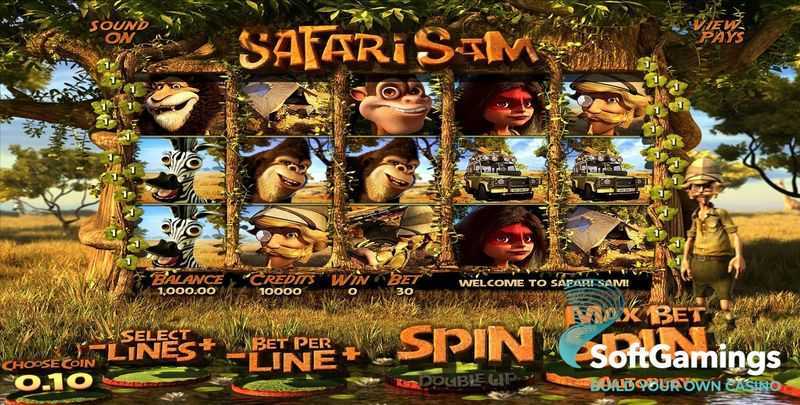 Play Safari Sam by Betsoft