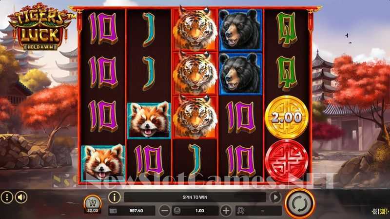 Play Tiger's Luck by Betsoft