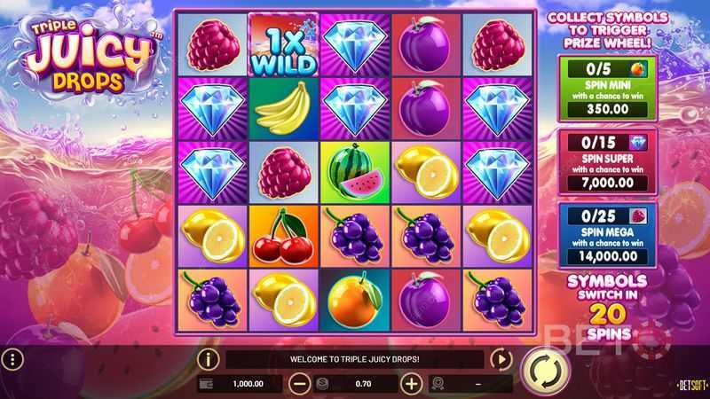 Play Triple Juicy Drops by Betsoft