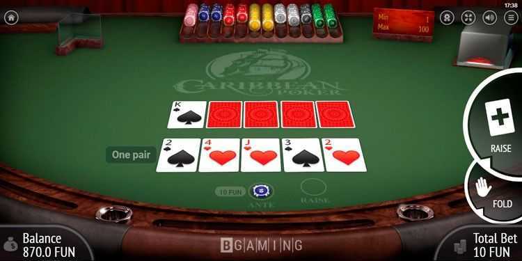 Play Caribbean Poker by Bgaming