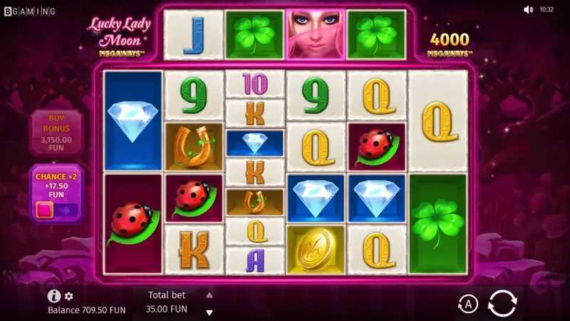 Play Lucky Lady Moon Megaways by Bgaming