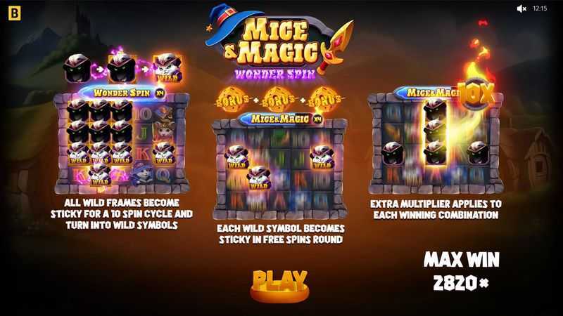 Play Mice and Magic Wonder Spin by Bgaming