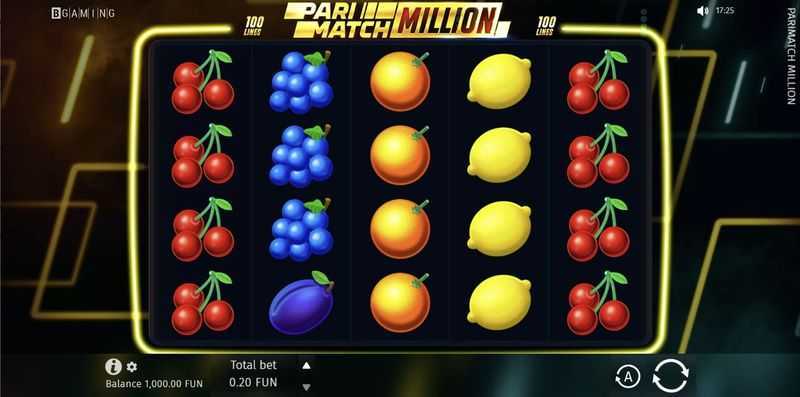 Play Parimatch Million by Bgaming