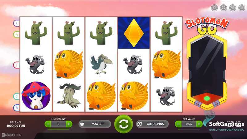 Play Slotomon Go by Bgaming