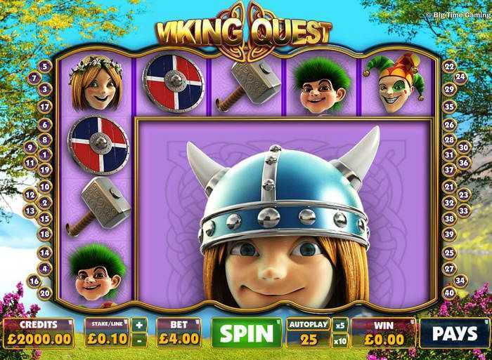 Play Viking Quest by Big Time Gaming