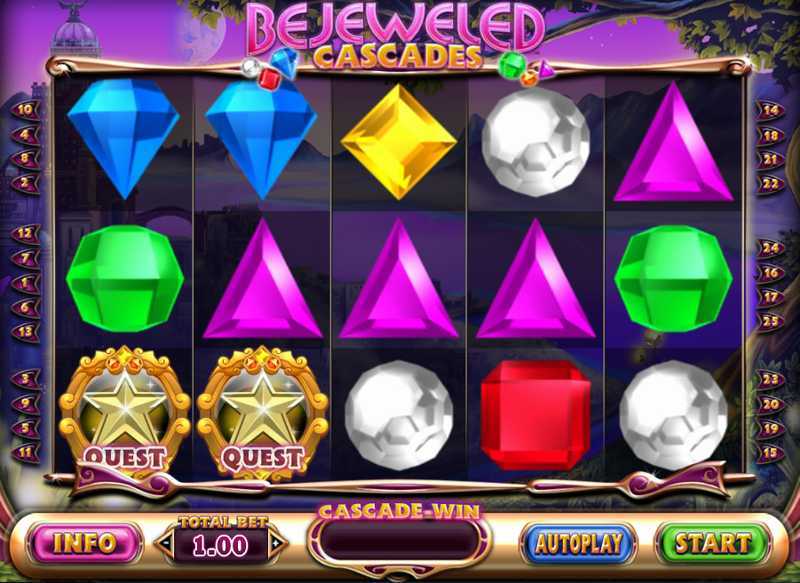 Play Bejeweled Cascades by Blueprint