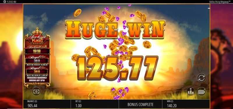 Buffalo Rising Megaways Jackpot King Buffalo Rising Megaways Jackpot King