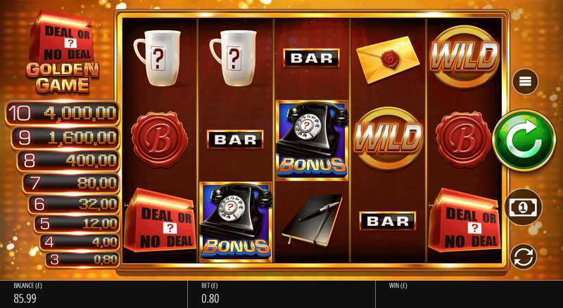 Play Deal or No Deal Golden Game by Blueprint