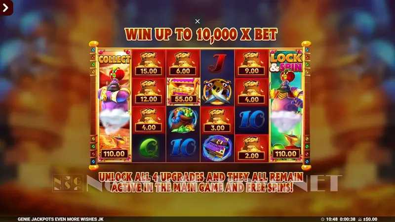 Play Genie Jackpots Even More Wishes by Blueprint