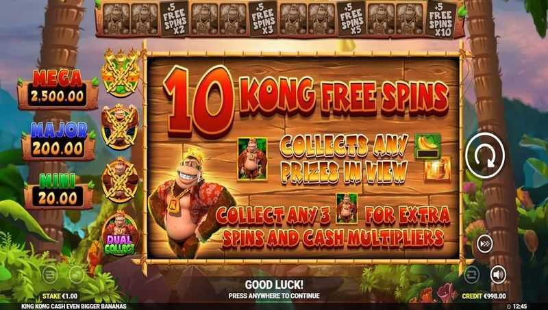 Play King Kong Cash Even Bigger Bananas by Blueprint