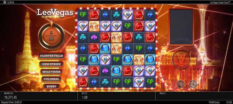 Play Leo Vegas Cluster Gems by Blueprint