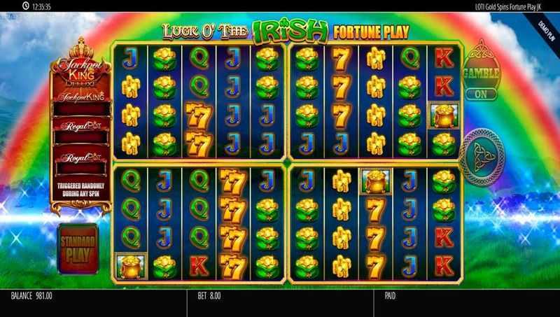 Play Luck O' The Irish 7's Jackpot King by Blueprint