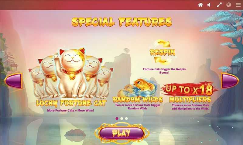 Play Lucky 8 Fortune Cat by Blueprint