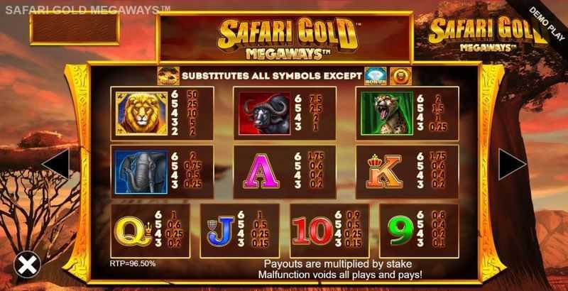 Play Safari Gold Megaways by Blueprint