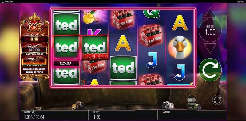 Play Ted Jackpot King by Blueprint