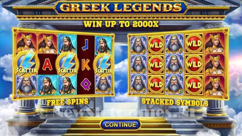 Play Greek Legends by Booming Games