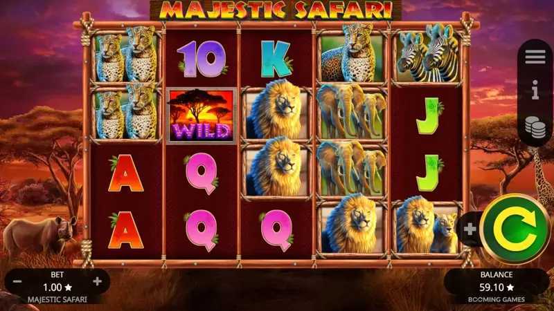 Play Majestic Safari by Booming Games