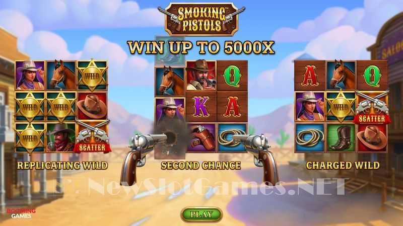 Play Smoking Pistols by Booming Games