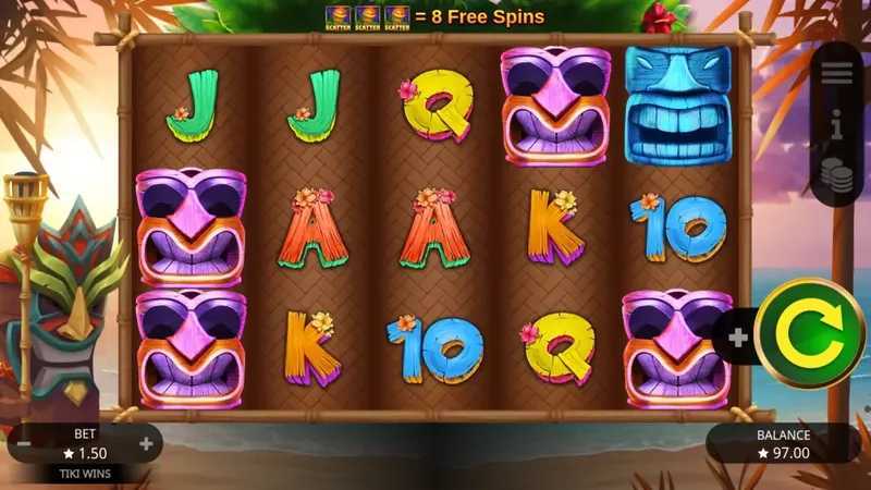 Play Tiki Wins by Booming Games